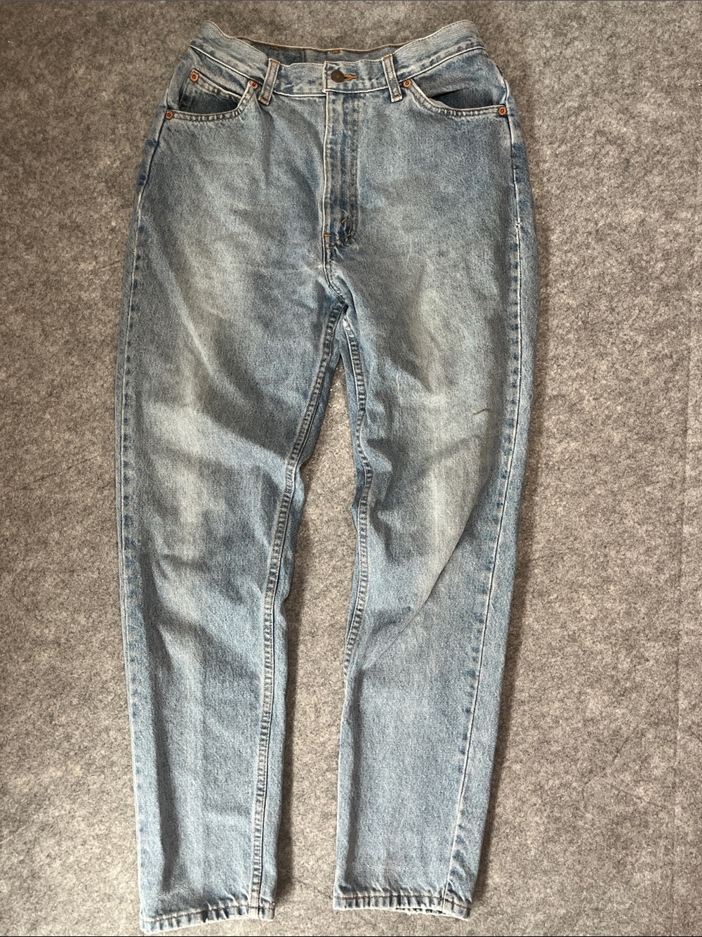 Vintage Levi's High Waisted Tapered Light Blue Jeans